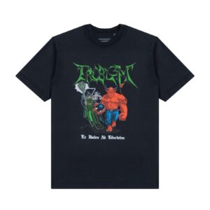 Tee Ex Umbra Ad Libertatem Czarny Washed