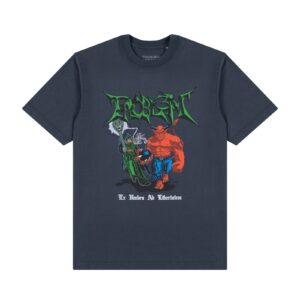 Tee Ex Umbra Ad Libertatem Szary Washed